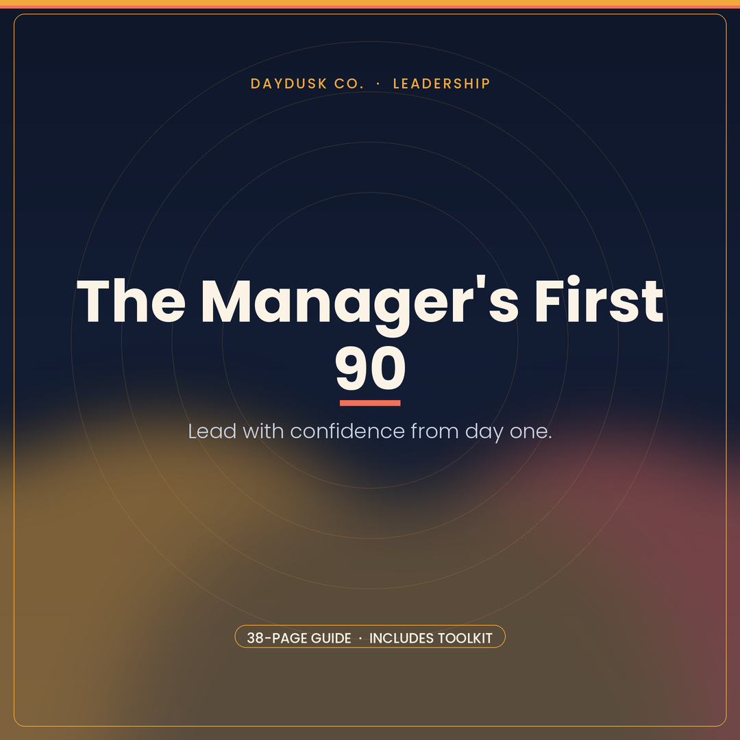 The Manager's First 90